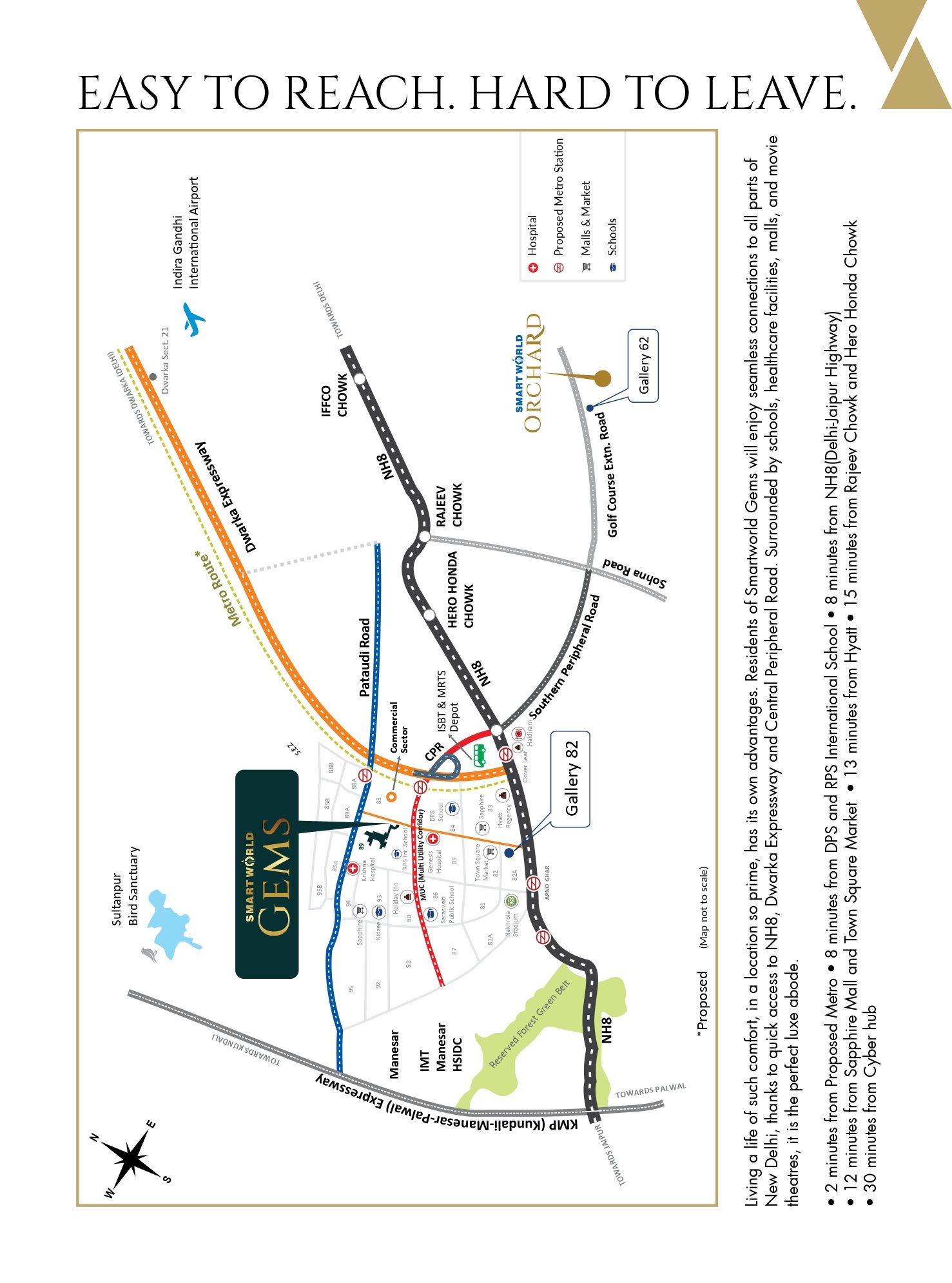 Smartworld Gems - Luxury Independent Floors in New Gurugram - Gallery Image 1